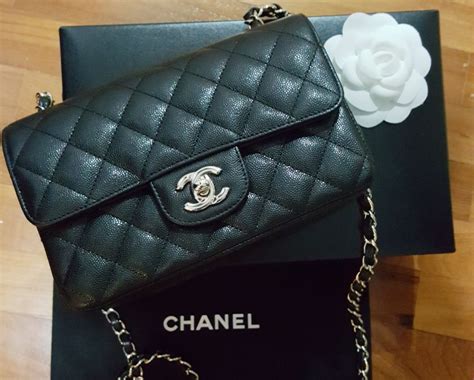 chanel caviar leather new mini rectangle classic flap bag|The Complete Guide to the Chanel 22P Classic Mini Handle.